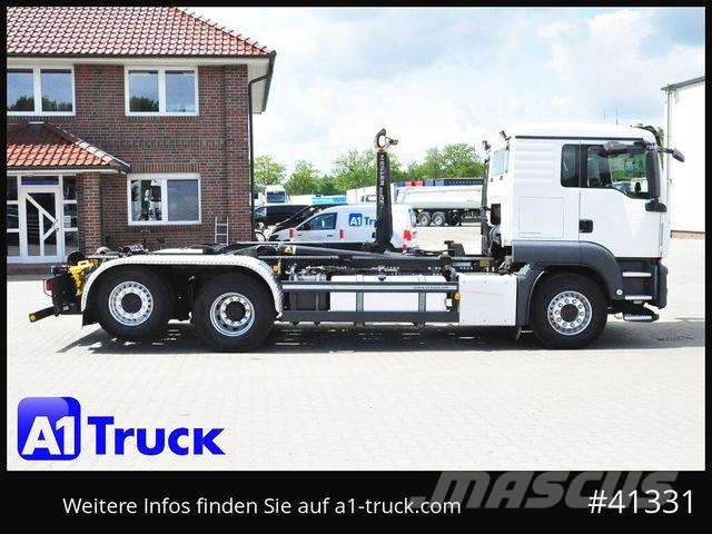 MAN TGS 26,460, Meiller, Lift-Lenkachse, Funk, Horgos rakodó teherautók