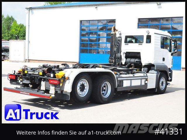 MAN TGS 26,460, Meiller, Lift-Lenkachse, Funk, Horgos rakodó teherautók