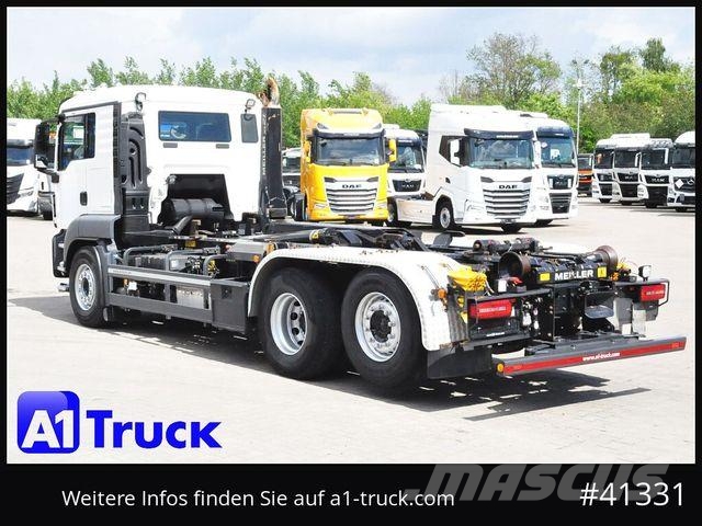 MAN TGS 26,460, Meiller, Lift-Lenkachse, Funk, Horgos rakodó teherautók