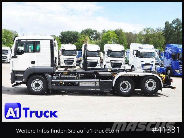 MAN TGS 26,460, Meiller, Lift-Lenkachse, Funk, Horgos rakodó teherautók