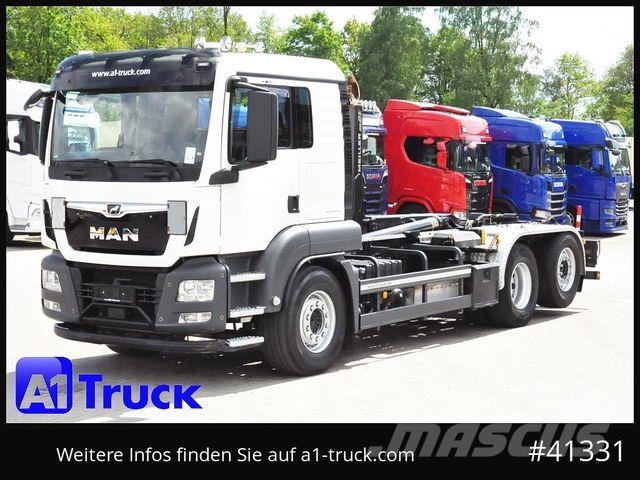 MAN TGS 26,460, Meiller, Lift-Lenkachse, Funk, Horgos rakodó teherautók