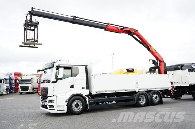 MAN TGS / 26.470 / 6 X 2 / ZESTAW SKRZYNIOWY + HDS / Kamioni-šasije