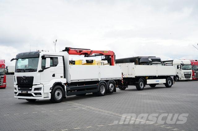 MAN TGS / 26.470 / 6 X 2 / ZESTAW SKRZYNIOWY + HDS / Kamioni-šasije