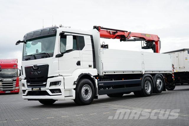 MAN TGS / 26.470 / 6 X 2 / ZESTAW SKRZYNIOWY + HDS / Kamioni-šasije