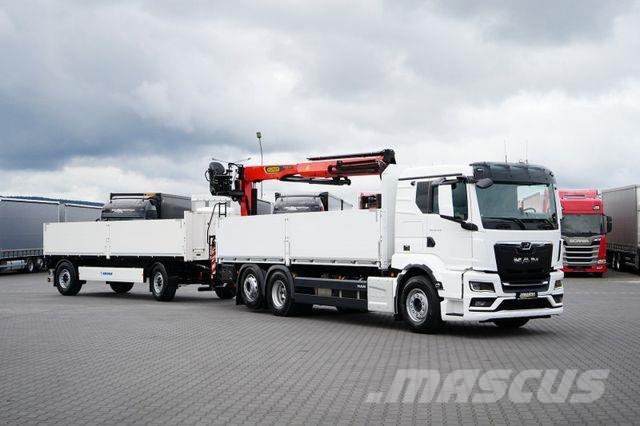 MAN TGS / 26.470 / 6 X 2 / ZESTAW SKRZYNIOWY + HDS / Kamioni-šasije