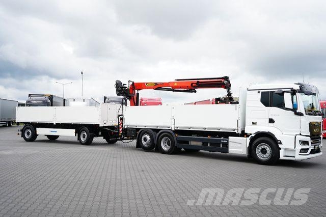 MAN TGS / 26.470 / 6 X 2 / ZESTAW SKRZYNIOWY + HDS / Kamioni-šasije