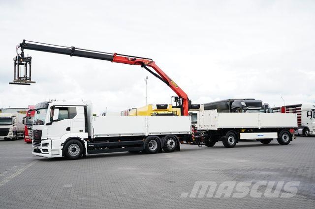 MAN TGS / 26.470 / 6 X 2 / ZESTAW SKRZYNIOWY + HDS / Kamioni-šasije