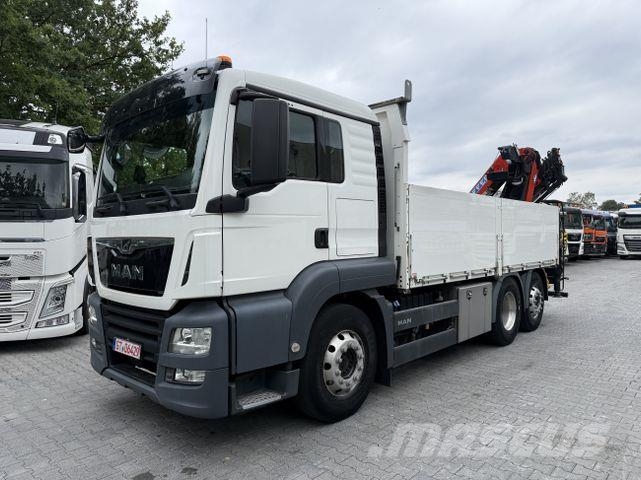MAN TGS 26.470 6X2 Effer 215 bis 16 Meter Crane trucks