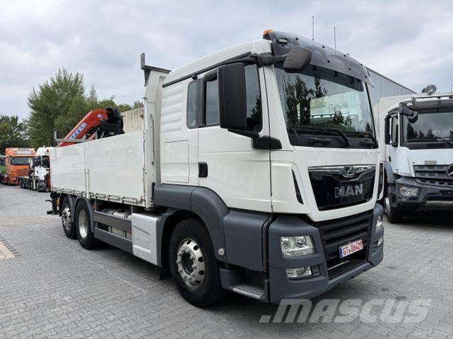 MAN TGS 26.470 6X2 Effer 215 bis 16 Meter Crane trucks