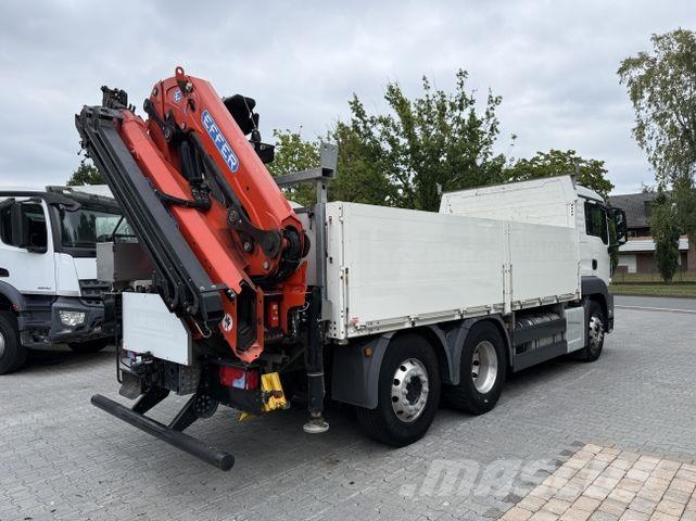 MAN TGS 26.470 6X2 Effer 215 bis 16 Meter Crane trucks