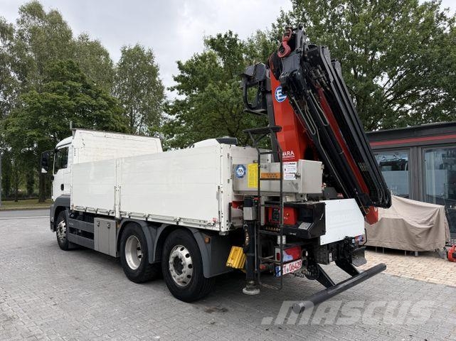 MAN TGS 26.470 6X2 Effer 215 bis 16 Meter Crane trucks