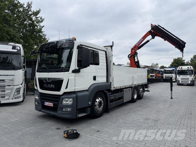 MAN TGS 26.470 6X2 Effer 215 bis 16 Meter Crane trucks