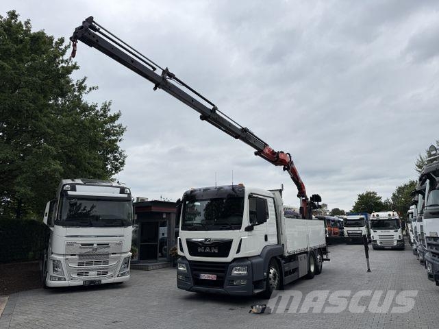 MAN TGS 26.470 6X2 Effer 215 bis 16 Meter Crane trucks