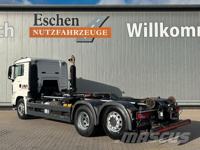 MAN TGS 26.470 *HIAB ULT21S59*hydr.Verriegelung*Lenk شاحنات الرافعات الخطافية