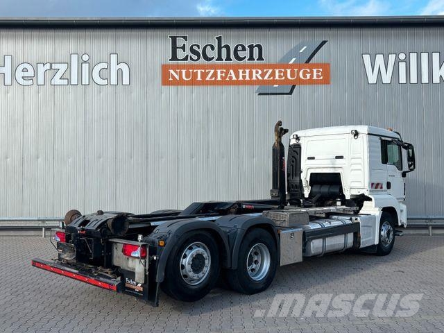 MAN TGS 26.470 *HIAB ULT21S59*hydr.Verriegelung*Lenk شاحنات الرافعات الخطافية