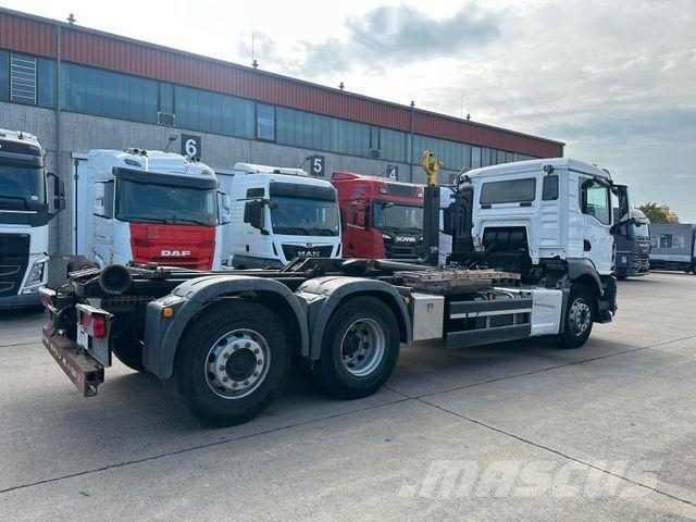 MAN TGS 26.470 * HYVA * ACC * LENK-LIFT * 6X2 * TÜV 훅 리프트 트럭
