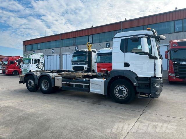 MAN TGS 26.470 * HYVA * ACC * LENK-LIFT * 6X2 * TÜV 훅 리프트 트럭