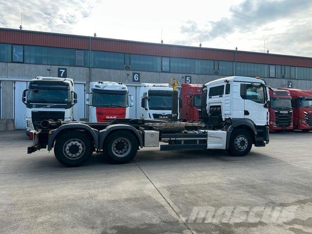 MAN TGS 26.470 * HYVA * ACC * LENK-LIFT * 6X2 * TÜV 훅 리프트 트럭