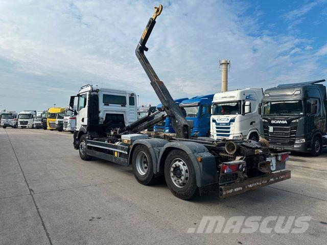MAN TGS 26.470 * HYVA * ACC * LENK-LIFT * 6X2 * TÜV 훅 리프트 트럭