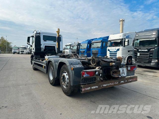 MAN TGS 26.470 * HYVA * ACC * LENK-LIFT * 6X2 * TÜV 훅 리프트 트럭