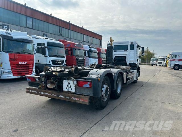MAN TGS 26.470 * HYVA * ACC * LENK-LIFT * 6X2 * TÜV 훅 리프트 트럭