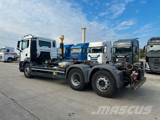 MAN TGS 26.470 * HYVA * ACC * LENK-LIFT * 6X2 * TÜV 훅 리프트 트럭