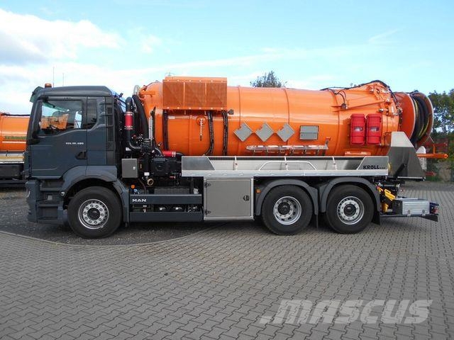 MAN TGS 26.480 6x2-4 BL GGVS 组合/真空油槽车