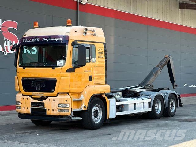 MAN TGS 26.480 6x2 BL VDL S-21 AK Lenk/Lift شاحنات الرافعات الخطافية