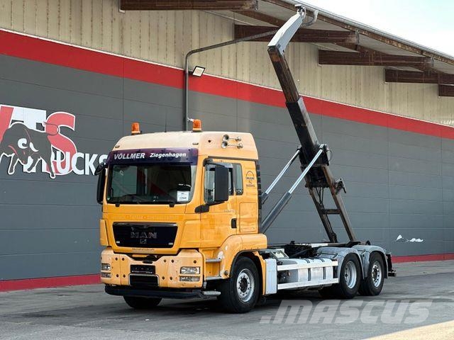 MAN TGS 26.480 6x2 BL VDL S-21 AK Lenk/Lift شاحنات الرافعات الخطافية