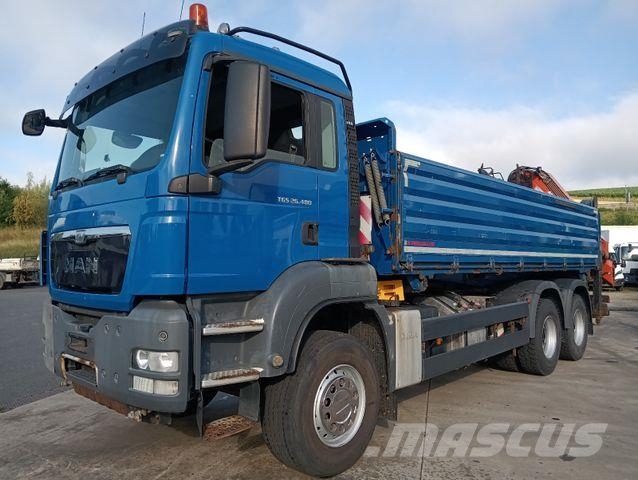 MAN TGS 26:480 6x4 EURO5 ATLAS 240.2E-A4 3-S-Kipper Kiper kamioni