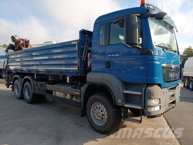 MAN TGS 26:480 6x4 EURO5 ATLAS 240.2E-A4 3-S-Kipper Kiper kamioni