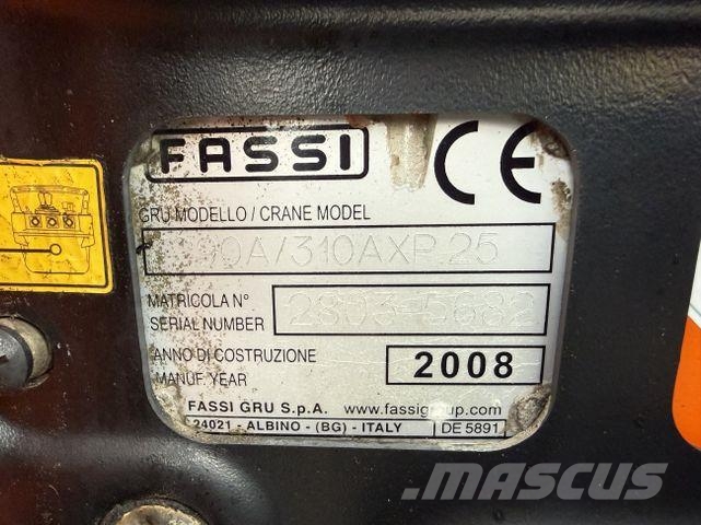 MAN TGS 26.480 6X4H Kran Fassi F310AXP.25 起重機卡車