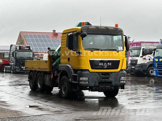 MAN TGS 26.480 6x6H BL Pritsche HMF 2020 K3 LK شاحنات مسطحة/مفصلية الجوانب