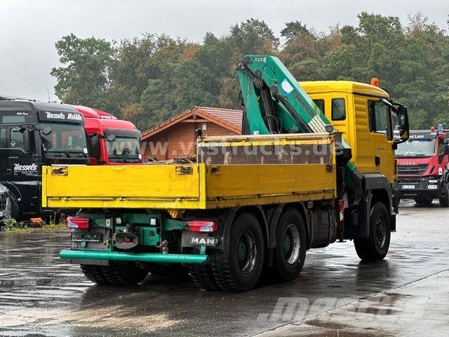 MAN TGS 26.480 6x6H BL Pritsche HMF 2020 K3 LK شاحنات مسطحة/مفصلية الجوانب