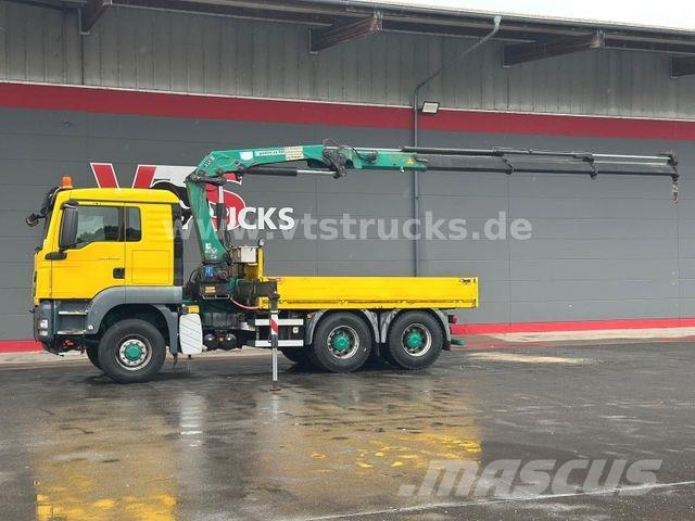 MAN TGS 26.480 6x6H BL Pritsche HMF 2020 K3 LK شاحنات مسطحة/مفصلية الجوانب