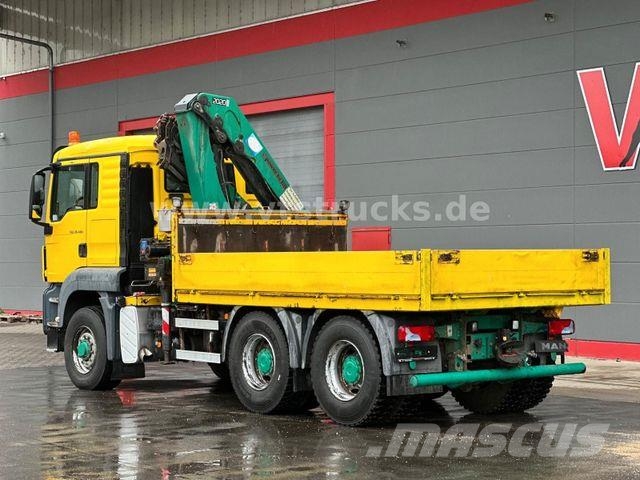 MAN TGS 26.480 6x6H BL Pritsche HMF 2020 K3 LK شاحنات مسطحة/مفصلية الجوانب