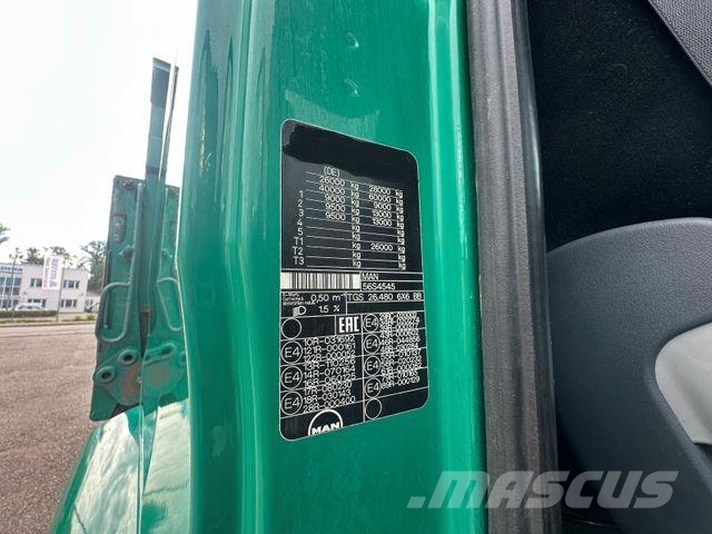 MAN TGS 26.500 FAKI / 6x6 BB NEUE MOTOR KOMMUNALFAH Kipper