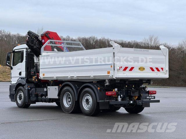 MAN TGS 26.520 6x4H-4 BL Meiler + HMF 2320 Lenk/Lift Nosturiautot
