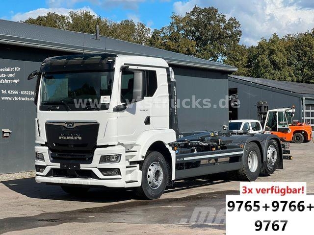 MAN TGS 26.520 Lenk-/Lift Meiller Abroller 3X Vorh. Φορτηγά ανατροπή με γάντζο