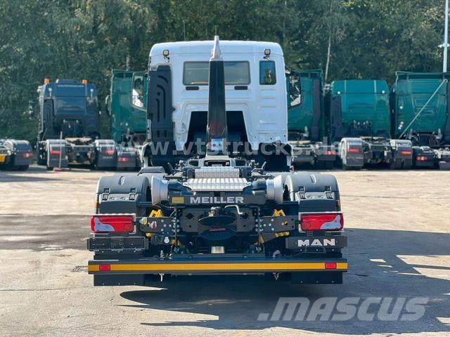 MAN TGS 26.520 Lenk-/Lift Meiller Abroller 3X Vorh. Φορτηγά ανατροπή με γάντζο