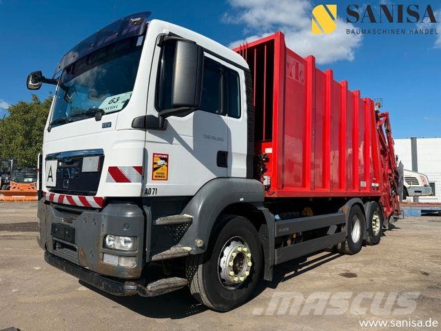MAN TGS 28.320/6x2/ZÖLLER/Hecklader/Container/MEGA Müllwagen