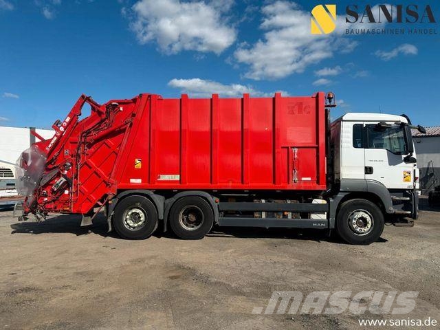 MAN TGS 28.320/6x2/ZÖLLER/Hecklader/Container/MEGA Müllwagen