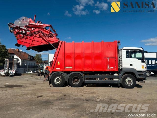 MAN TGS 28.320/6x2/ZÖLLER/Hecklader/Container/MEGA Müllwagen
