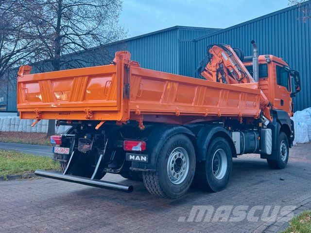 MAN TGS 28.360 - 6x4 - 1. Hand - Kipper - Kran Camiones grúa