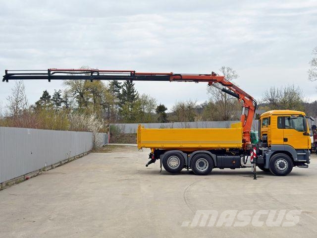 MAN TGS 28.360 * ATLAS 165.2E - A4 + FUNK * 6x4 Darus teherautók