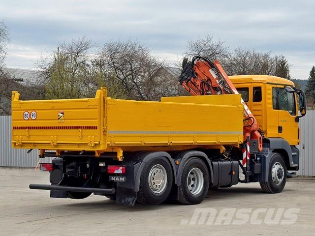 MAN TGS 28.360 * ATLAS 165.2E - A4 + FUNK * 6x4 Darus teherautók