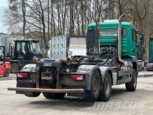 MAN TGS 28.400 6x4-4 HYVA-Abrollkipper, Lenkachse Hook lift trucks