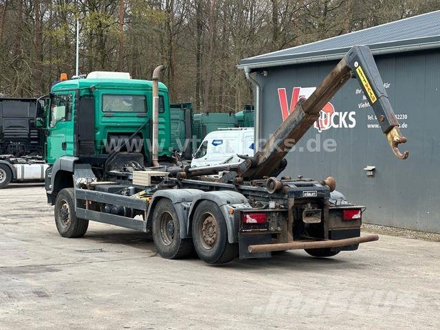 MAN TGS 28.400 6x4-4 HYVA-Abrollkipper, Lenkachse Hook lift trucks