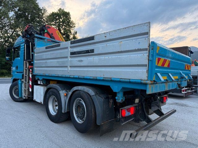 MAN TGS 28.480 6X4/4 H Kipper Kran Palfinger PK26002 Camion ribaltabili