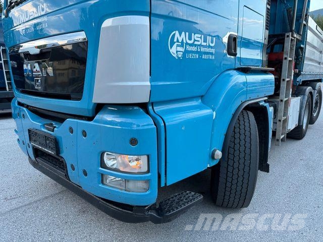 MAN TGS 28.480 6X4/4 H Kipper Kran Palfinger PK26002 Camion ribaltabili